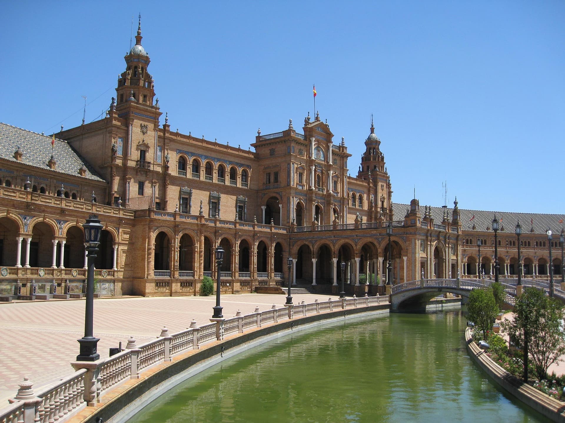 Vista de procesión en Sevilla